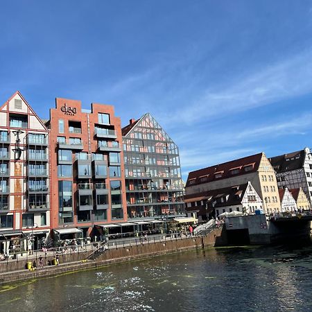 Apartament Chmielna Z Widokiem Na Rzeke Gdansk Exterior foto