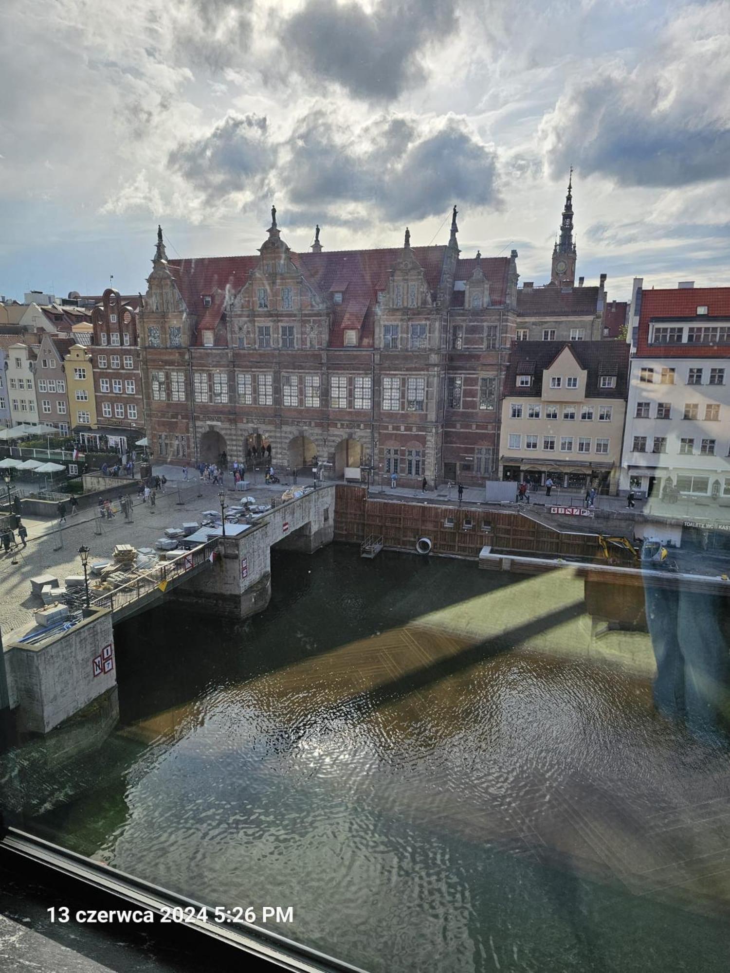 Apartament Chmielna Z Widokiem Na Rzeke Gdansk Exterior foto